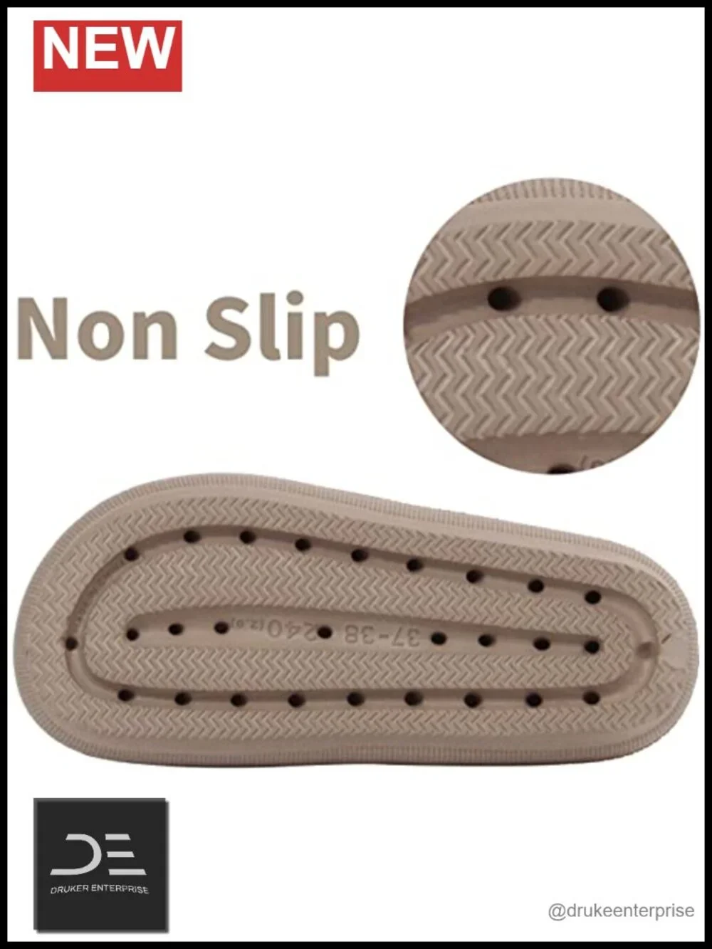 Thick Sole EVA Adjustable Buckle Sandals for Men Women